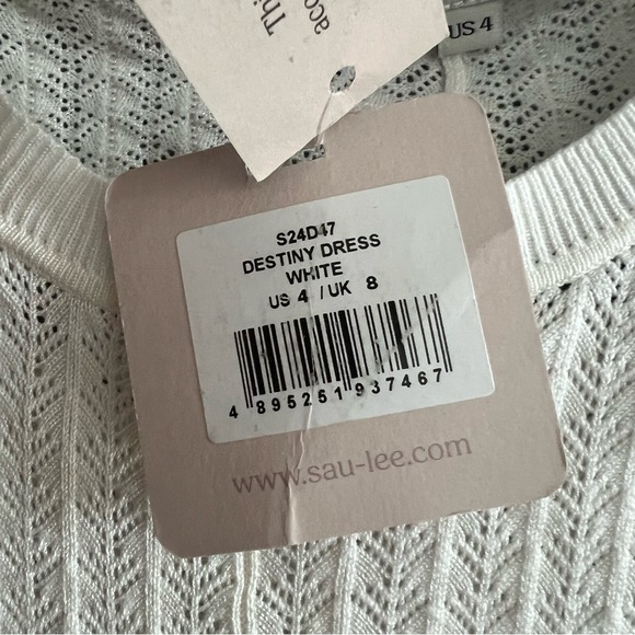 Say Lee Destiny Knit Maxi Dress in Ivory Size US 4 NEW! New with tags! - Picture 9 of 14
